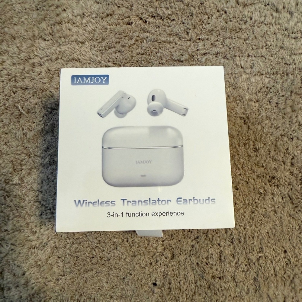IAMJOY P200 Wireless Translator Earbuds 3 & 1  Experience 2 Way Translation